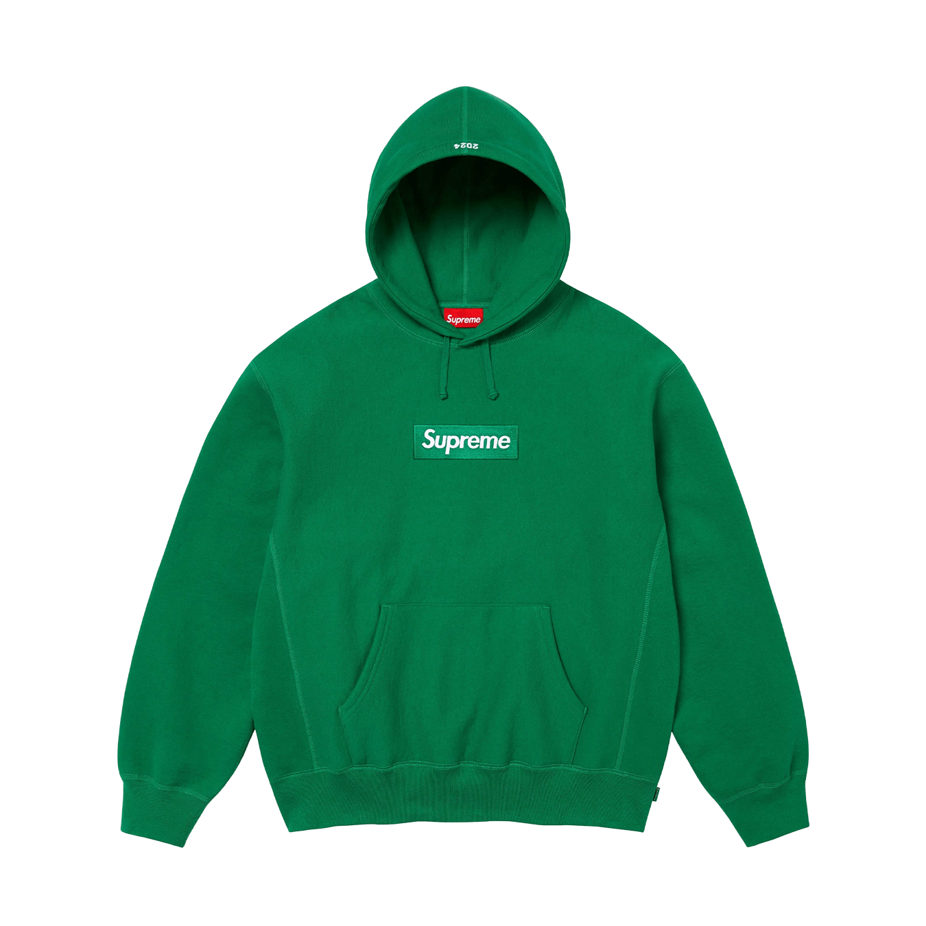 Supreme Box Logo Hoodie FW24 Dark Green Kick Game