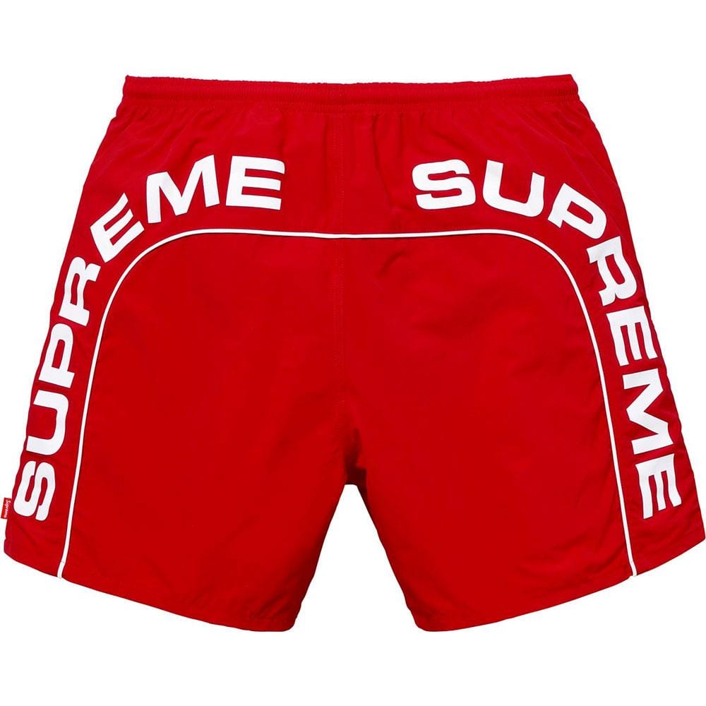 Supreme Arc Logo Water Short Red — Kick Game