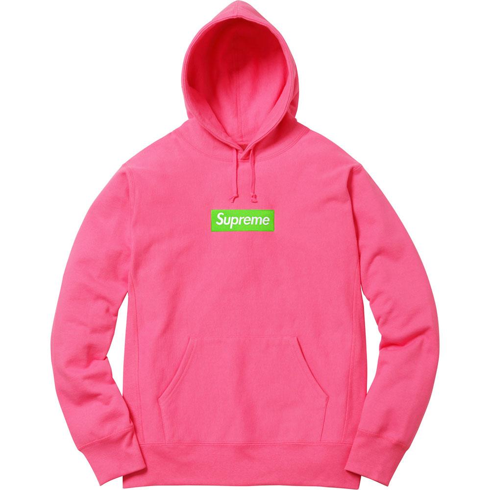Supreme Box Logo Hooded Sweatshirt 'Pink' — Kick Game