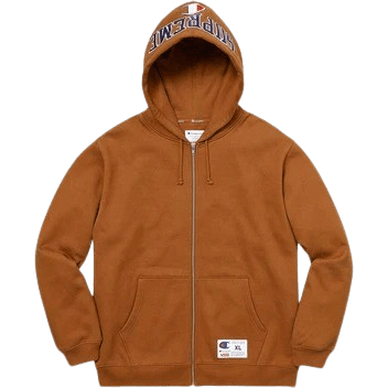 Orange champion zip up online