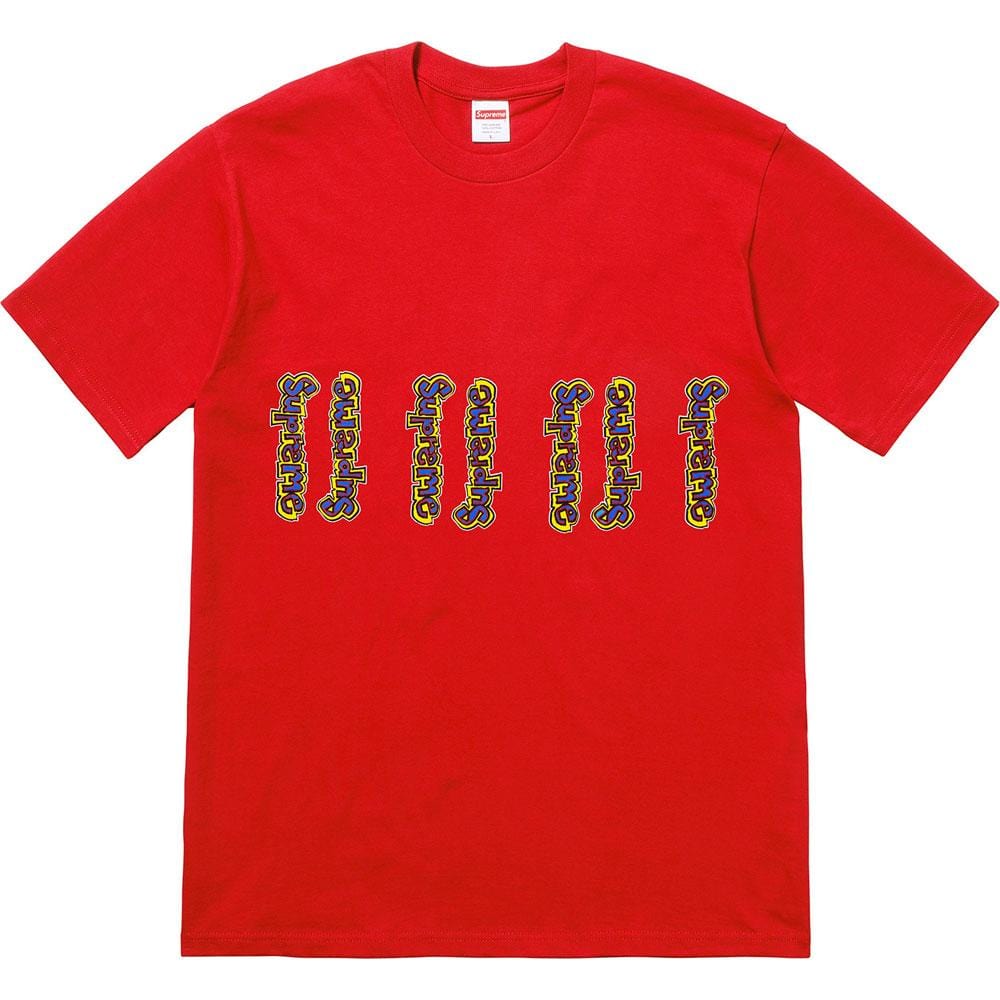 Supreme Gonz Logo Tee Red Kick Game