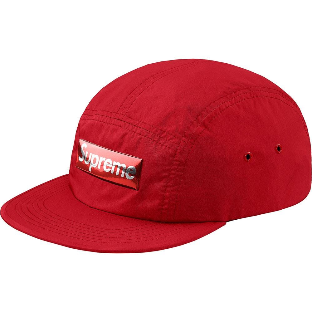 Supreme Liquid Metal Logo Camp Cap - Red — Kick Game