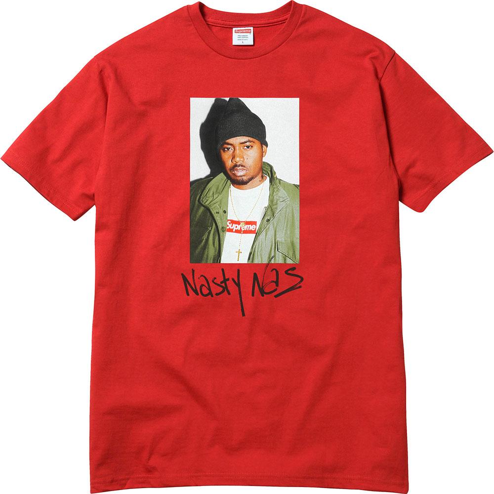 Supreme Nas Tee - Red — Kick Game