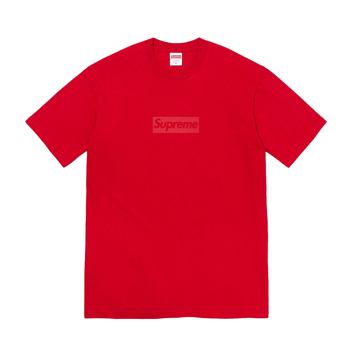 Supreme Tonal box Logo Tee 'Red' — Kick Game