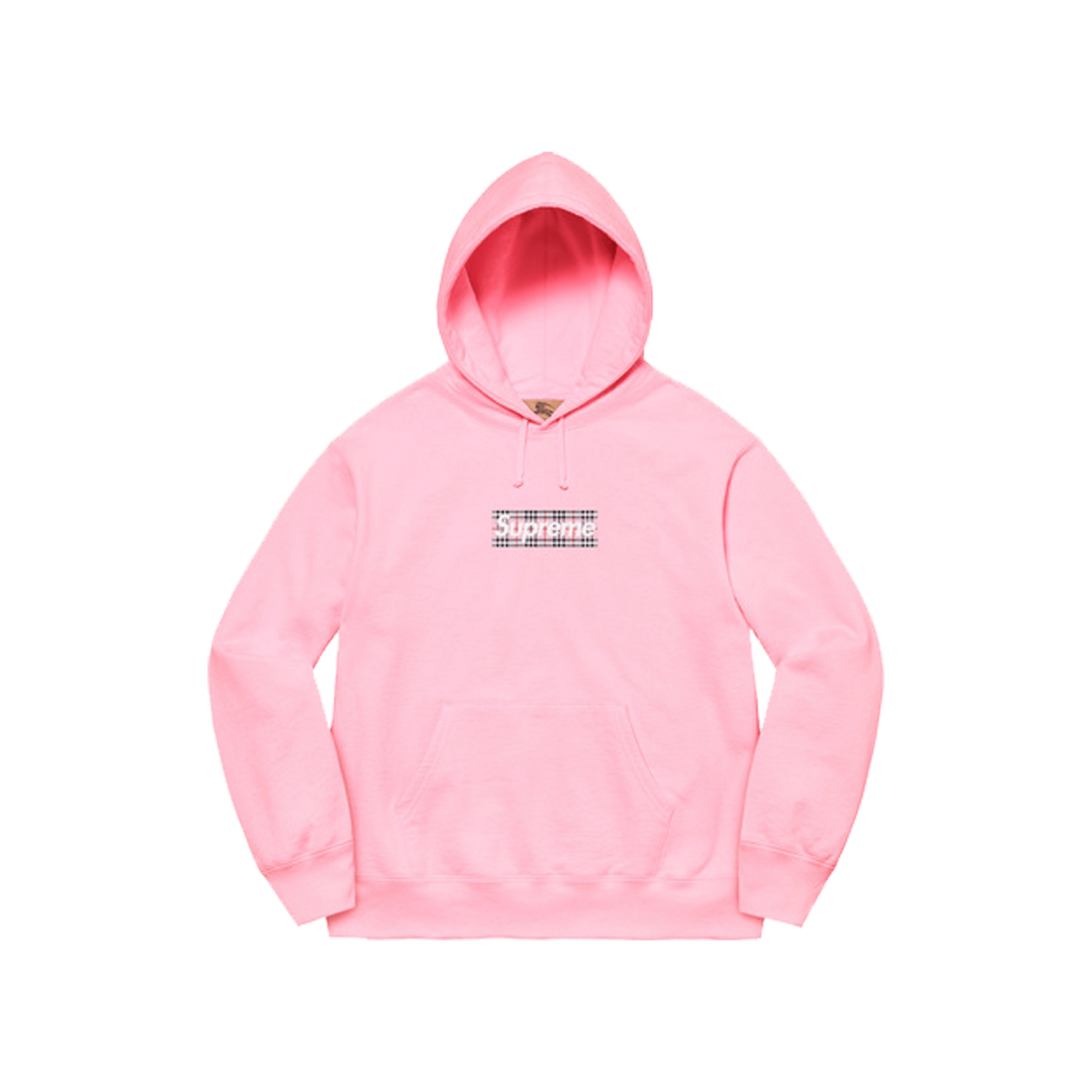 Supreme x Burberry Box Logo Hooded Sweatshirt 'Light Pink' — Kick Game