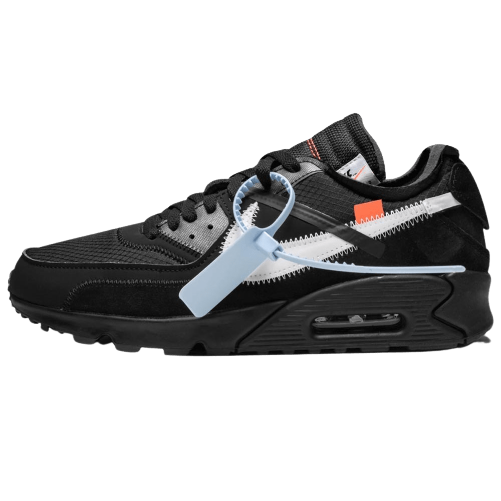 Acostumbrados a burbuja Extra Off - White x Nike Air Max 90 Black — IetpShops - nike air force 1 nylon  wolf grey shoes