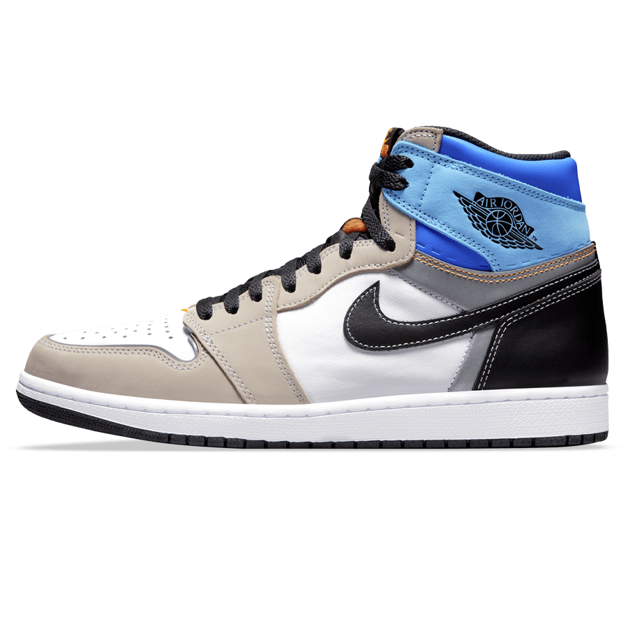 Nike Air Jordan 1 Retro High Legends of The Summer Chrome Toe Sneaker