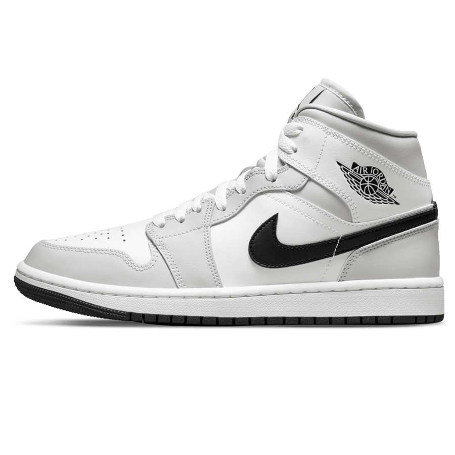 SO CLEAN! Air Jordan 1 Mid Light Smoke Grey On Foot Review and How