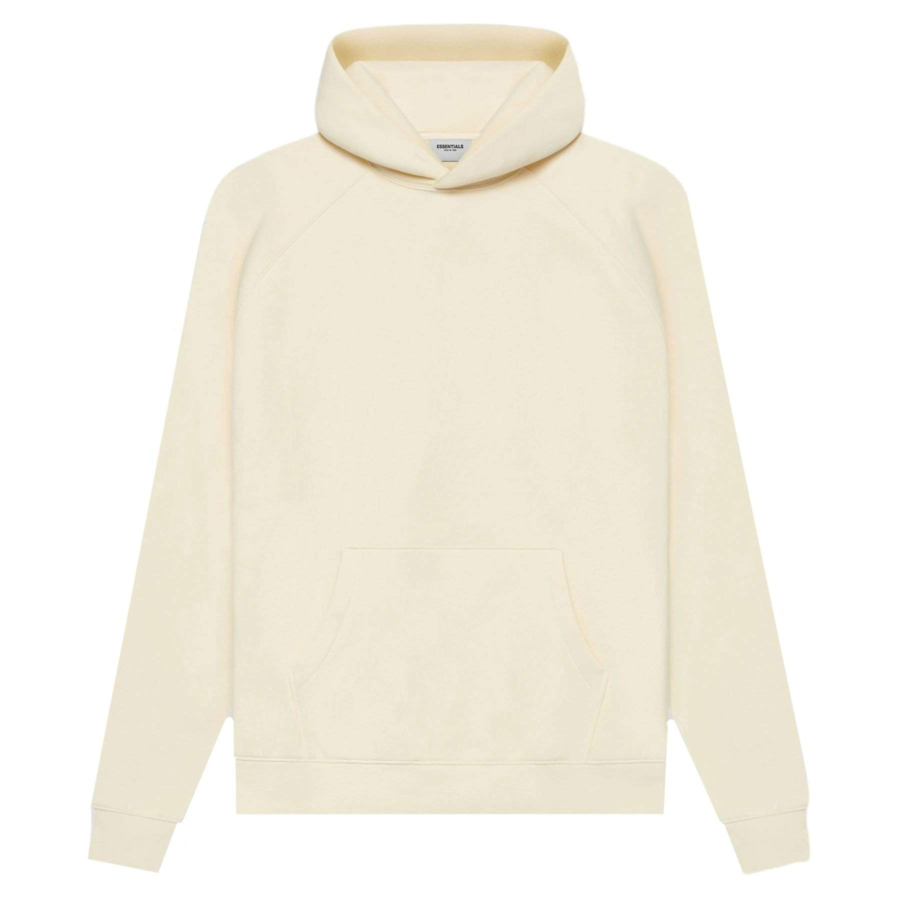 FEAR OF GOD ESSENTIALS Pull - Over Hoodie (SS21) Cream/Buttercream