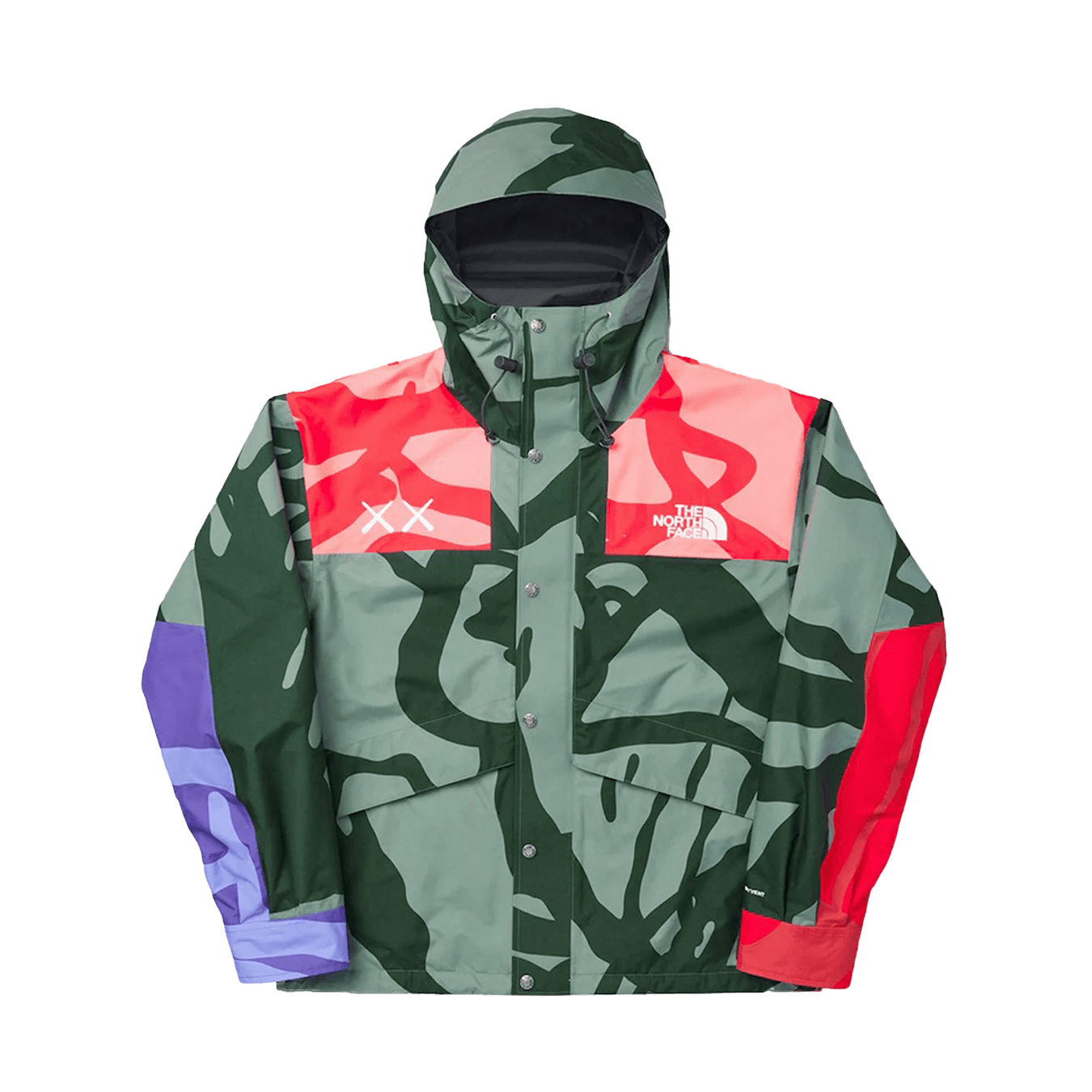 The North Face x KAWS Retro 1986 Mountain Jacket 'Green' — Kick Game