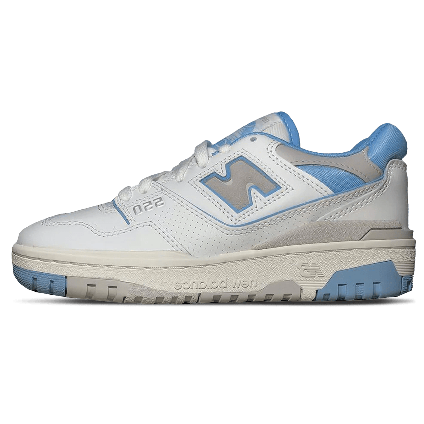 Gender: Men Color: White ZW NEW BALANCE 550 SHOES, Material: Leather