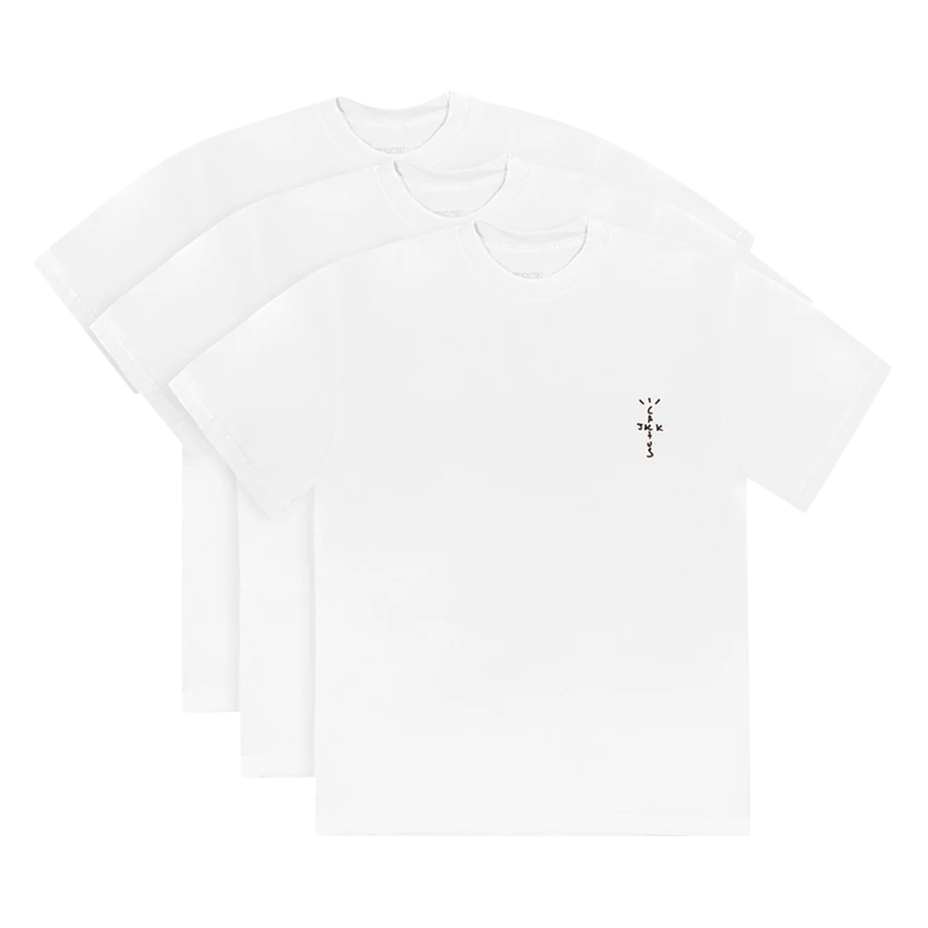 XL Travis Scott CJ T-Shirt 3 Pack White - Tシャツ/カットソー(半袖