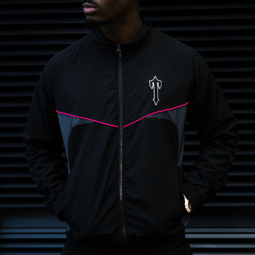 Trapstar Irongate Shell Tracksuit 'Black Pink' - Kick Game