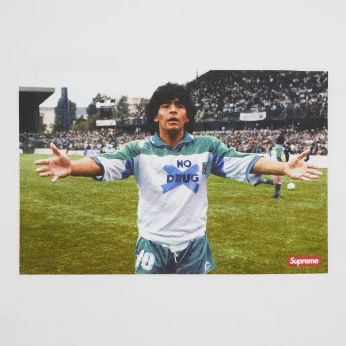 Supreme Maradona Tee White - Kick Game