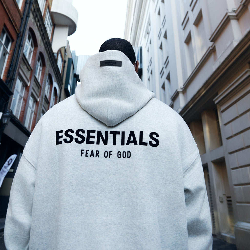 Fear of God Essentials Hoodie 'Light Oatmeal' (SS22) - Kick Game