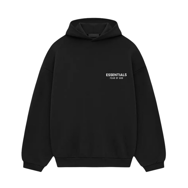 Fear of God Essentials Fleece Hoodie II 'Black' - Kick Game