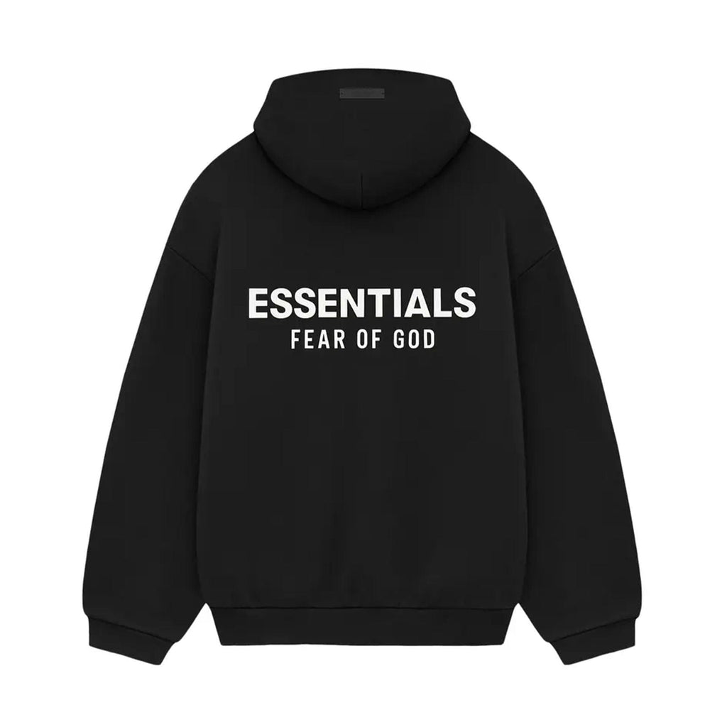 Fear of God Essentials Fleece Hoodie II 'Black' - Kick Game