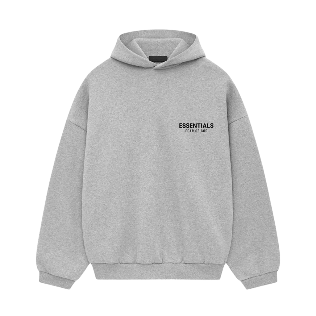 Fear of God Essentials Fleece Hoodie II 'Light Heather Grey' - Kick Game