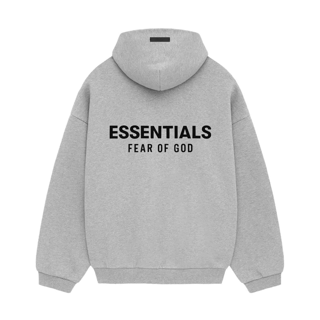 Fear of God Essentials Fleece Hoodie II 'Light Heather Grey' - Kick Game