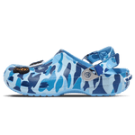 Bape x Classic Clog 'ABC Camo - Blue'