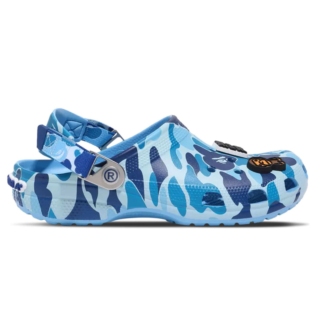 Bape x Classic Clog 'ABC Camo - Blue' - Kick Game