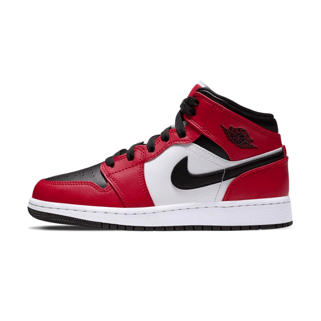 Air Jordan 1 Mid Chicago Black Toe GS - Kick Game