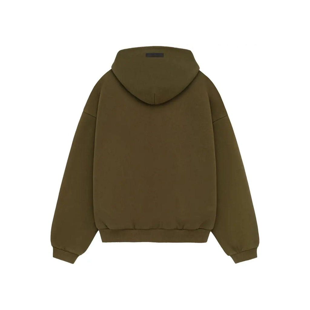 Fear of God Essentials Kids Fleece Hoodie 'Olive' - Kick Game