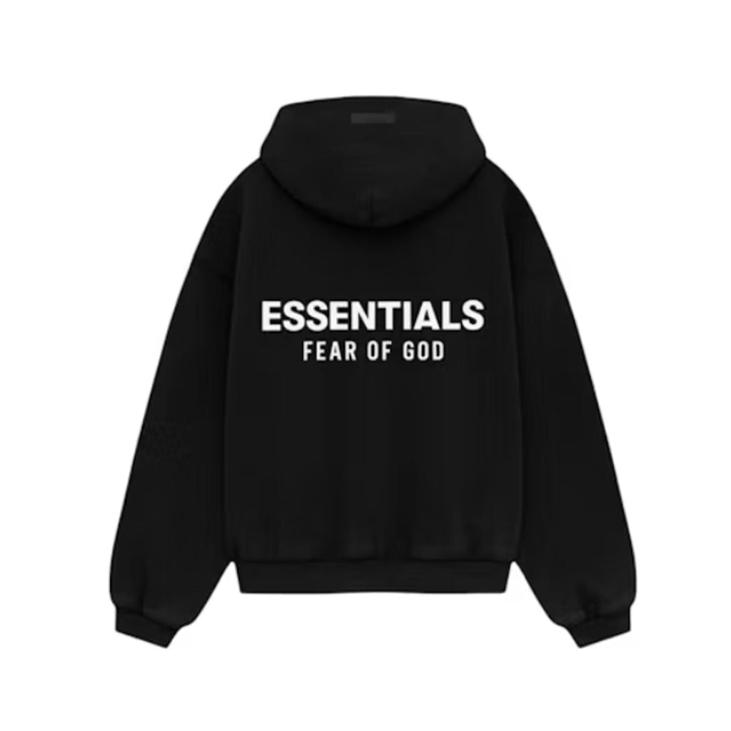 Fear of God Essentials Kids Hoodie 'Black' - Kick Game