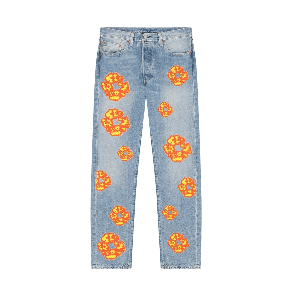 Denim Tears X Offset Jeans 'Light Wash' - Kick Game