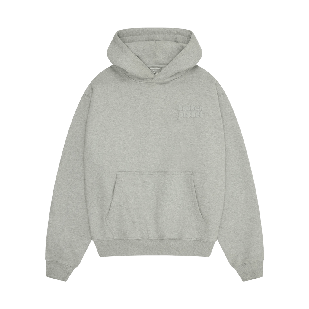 Broken Planet Market Basics Hoodie - Heather Grey - Kick Game