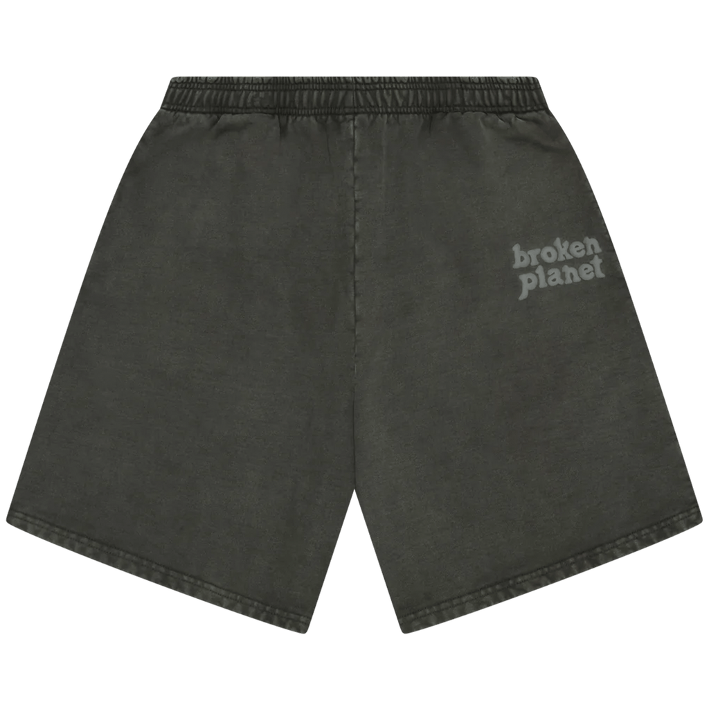 Broken Planet Market Basics Shorts - Washed Soot Black - Kick Game