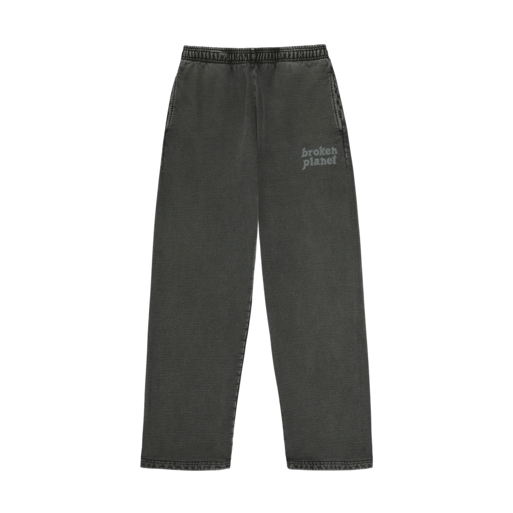 Broken Planet Market Basics Straight Leg Sweatpants - Washed Soot Black - Kick Game