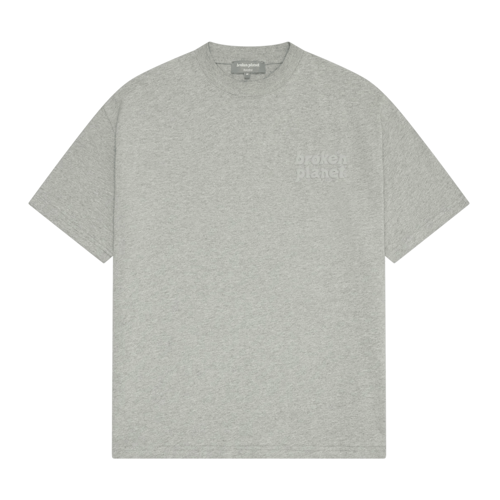 Broken Planet Market Basics T-shirt - Heather Grey - Kick Game