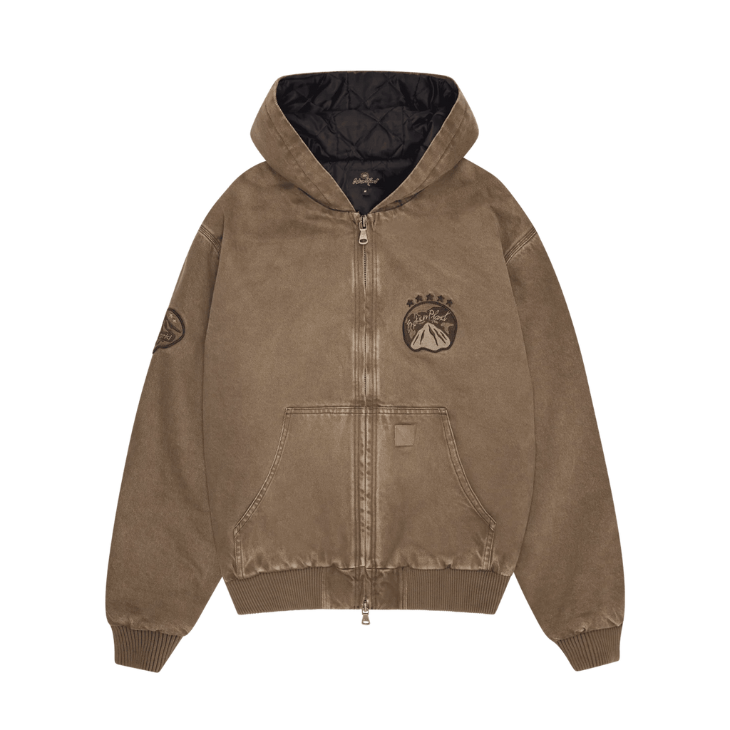 Broken Planet Market Denim Workwear Jacket - Washed Brown - Kick Game