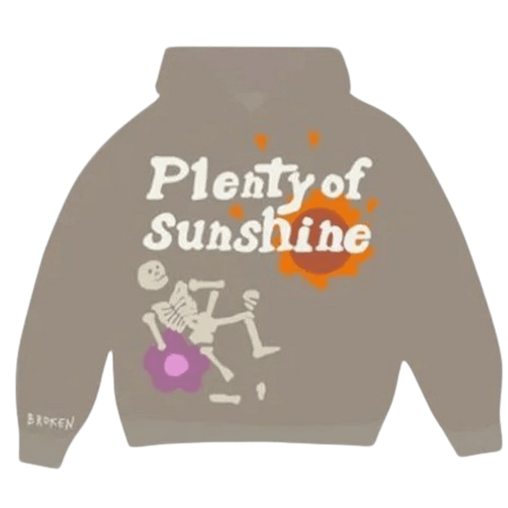 Broken Planet Market Hoodie 'Plenty Of Sunshine' - Tan - Kick Game