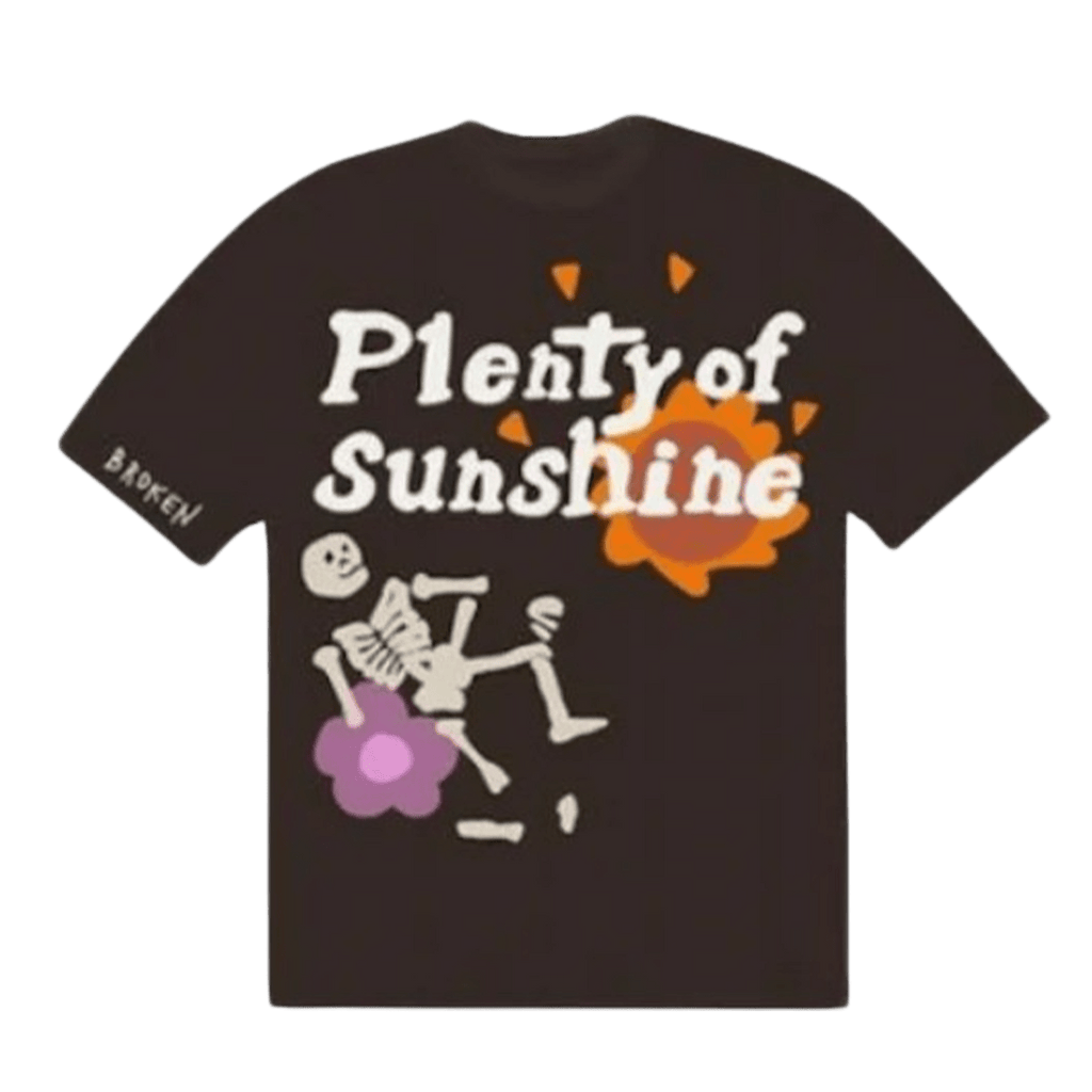 Broken Planet Market T-Shirt 'Plenty Of Sunshine' - Brown - Kick Game