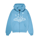 Broken Planet Zip Up Hoodie 'Light Blue'