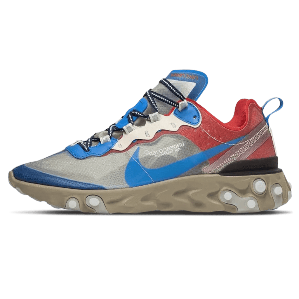 Undercover x Nike React Element 87 Khaki Red Kick Game