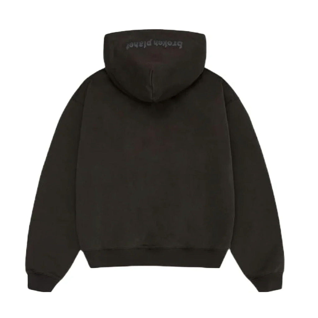 Broken Planet Market Zip Up Hoodie 'Black' - Kick Game