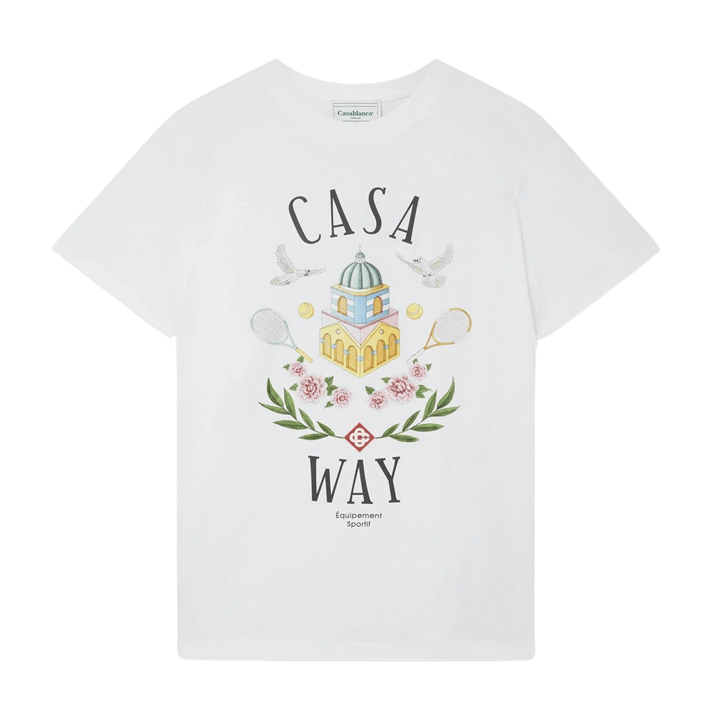 Casablanca Casa Way T-Shirt 'White' - Kick Game