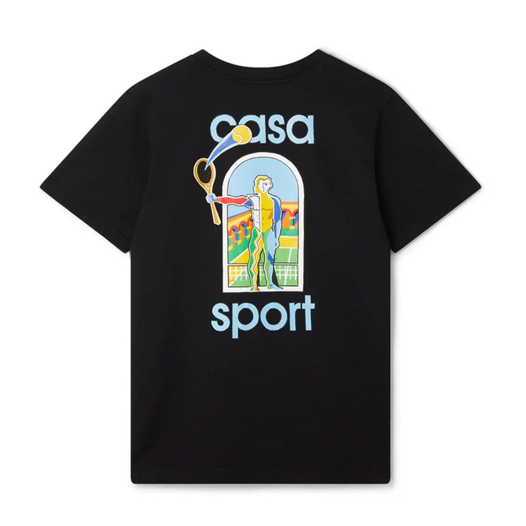 Casablanca La Jeu Colore Casa Sport T-Shirt 'Black' - Kick Game