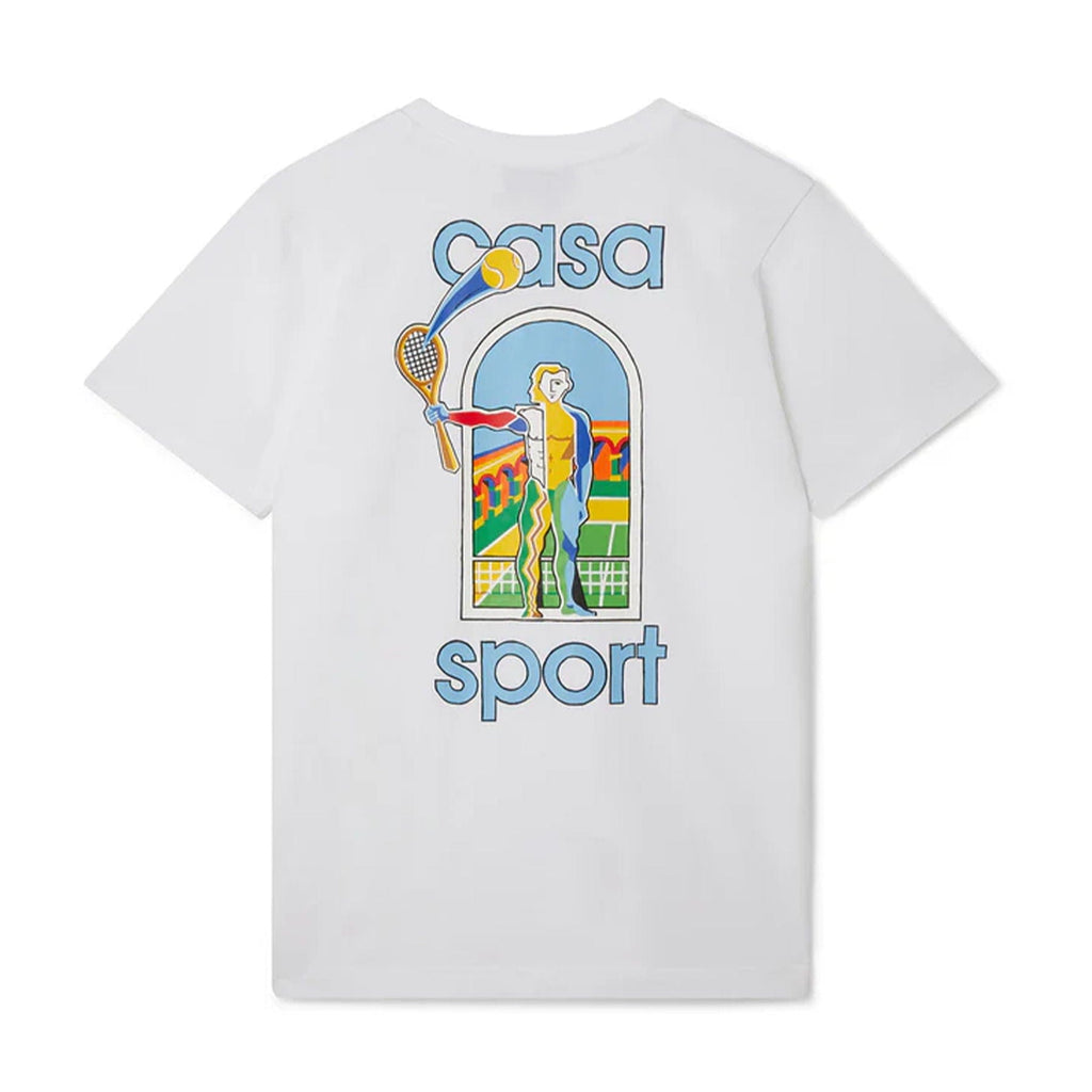 Casablanca La Jeu Colore Casa Sport T-Shirt 'White' - Kick Game