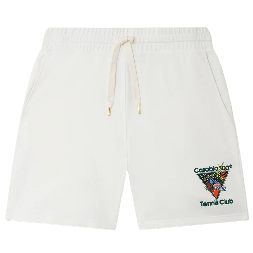 Casablanca Tennis Club Icon Sweatshorts 'White'