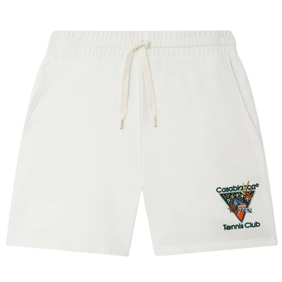 Casablanca Tennis Club Icon Sweatshorts 'White' - Kick Game