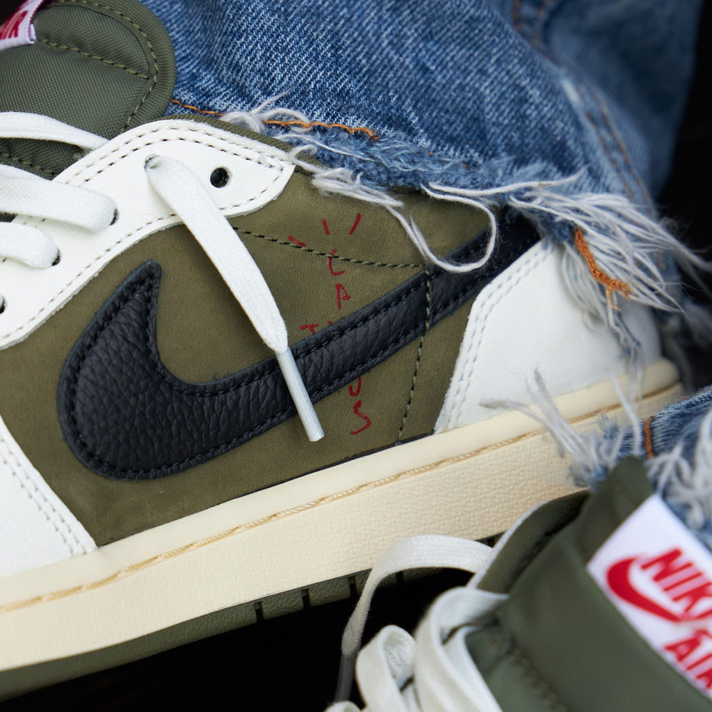 Air Jordan 1 Low OG x Travis Scott SP 'Medium Olive' - Kick Game