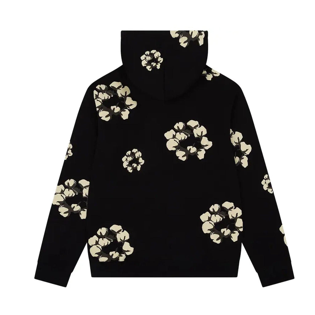 Denim Tears x Cactus Plant Flea Market Cactus Tears Wreath Hoodie 'Black' - Kick Game