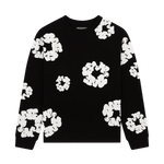 Denim Tears The Cotton Wreath Long Sleeve Tee 'Black'