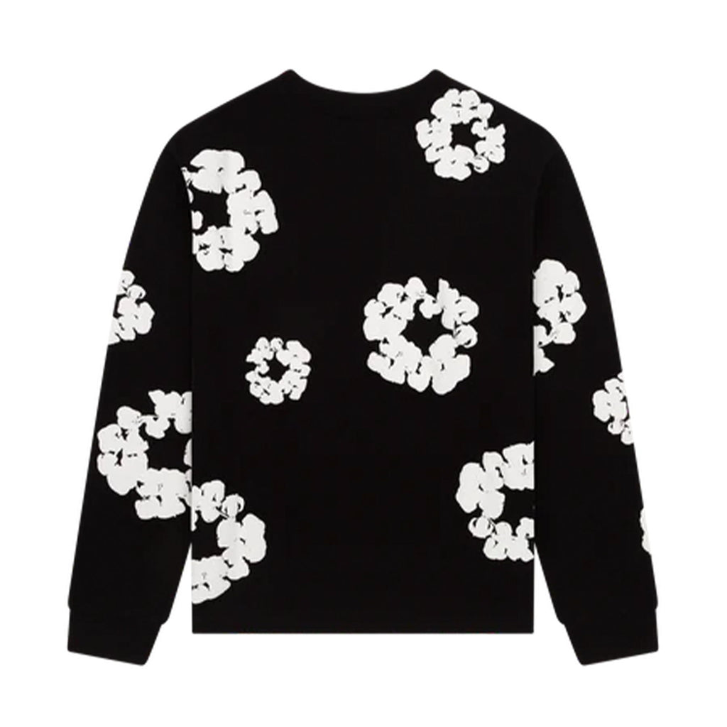 Denim Tears The Cotton Wreath Long Sleeve Tee 'Black'