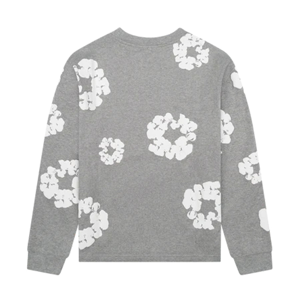 Denim Tears The Cotton Wreath Long Sleeve Tee 'Grey'