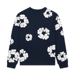 Denim Tears The Cotton Wreath Long Sleeve Tee 'Navy'